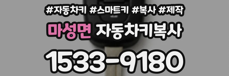 마성면 자동차키복사