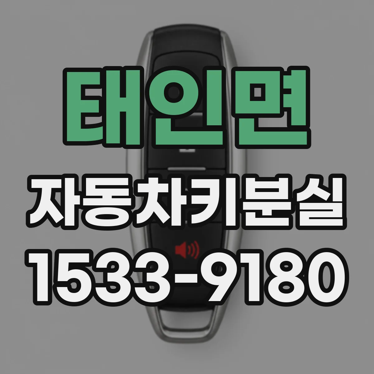 태인면 자동차키분실