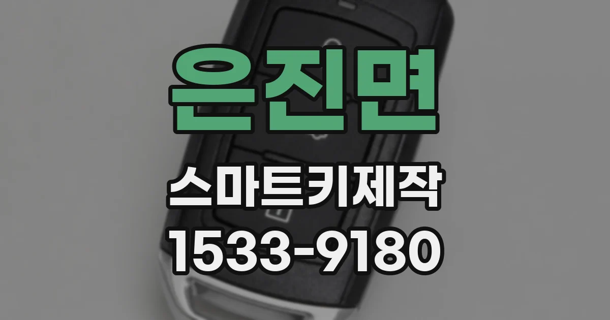 은진면 스마트키제작