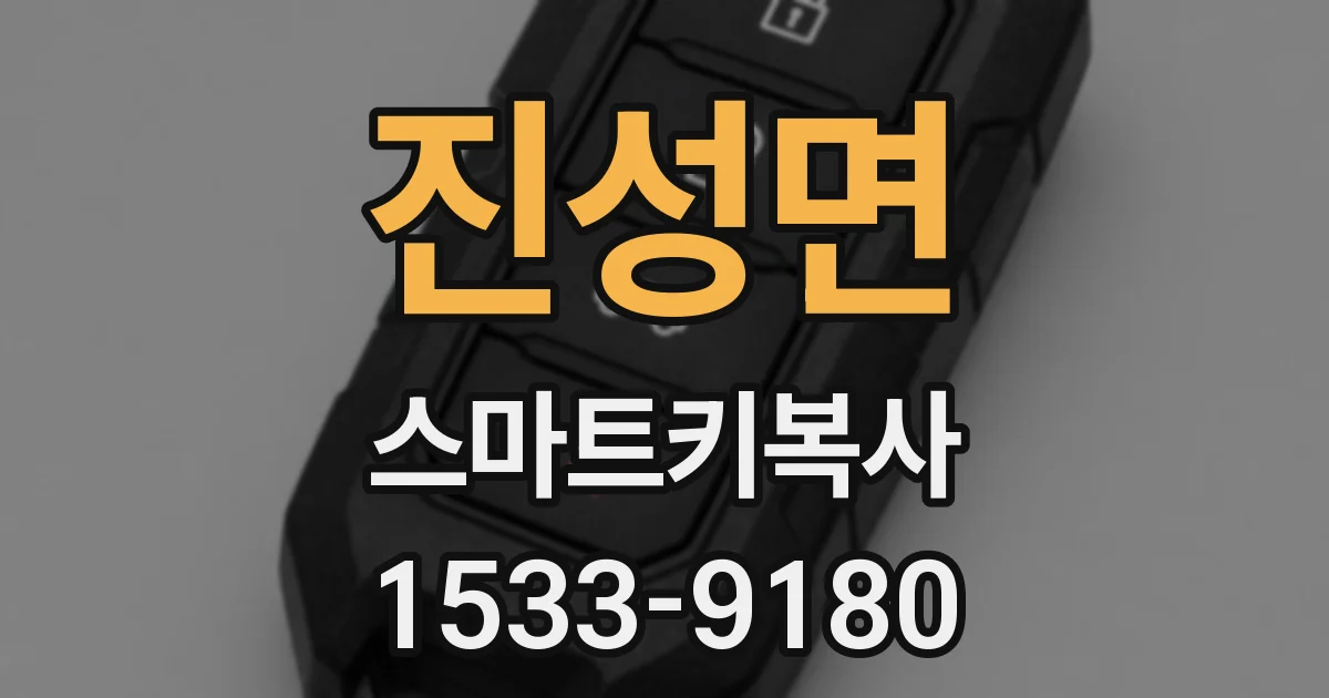 진성면 스마트키복사