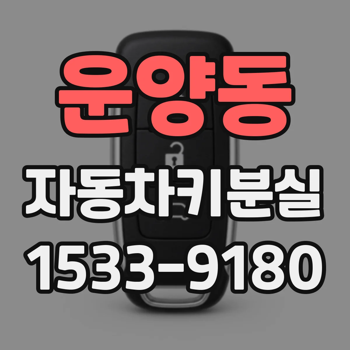 운양동 자동차키분실
