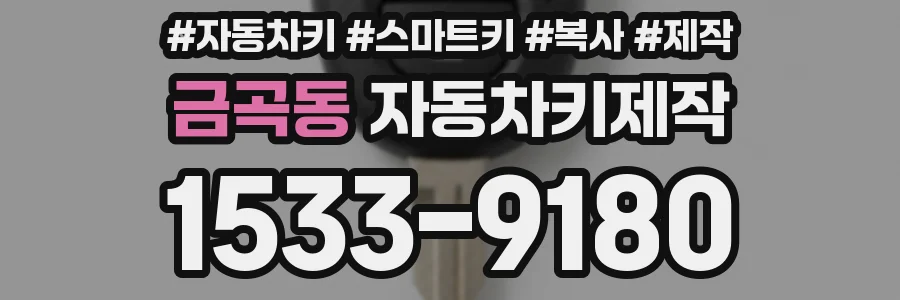 금곡동 자동차키제작