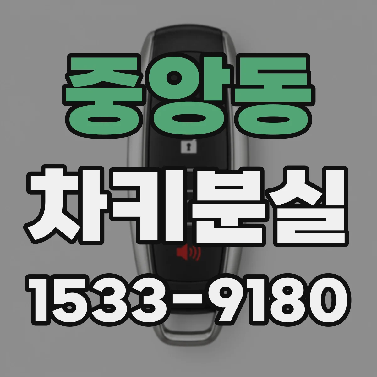 중앙동 차키분실
