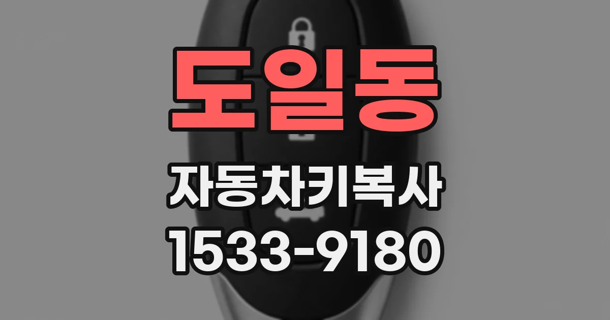도일동 자동차키복사