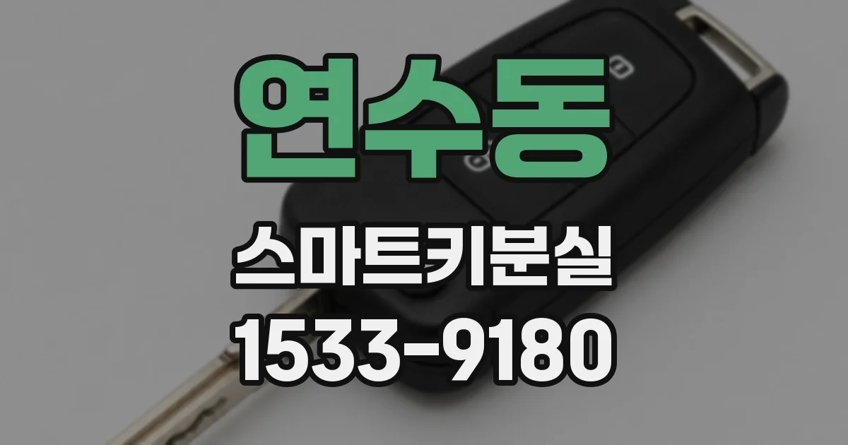 연수동 스마트키분실