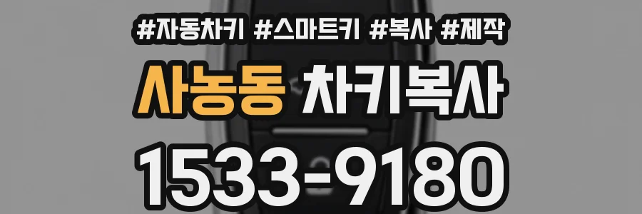 사농동 차키복사