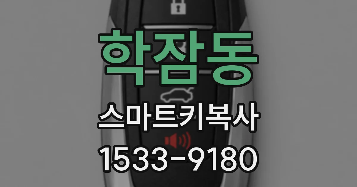 학잠동 스마트키복사