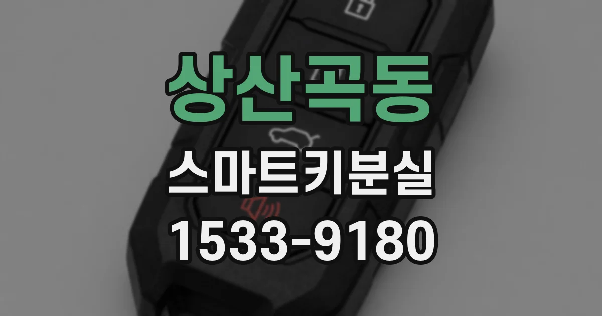 상산곡동 스마트키분실