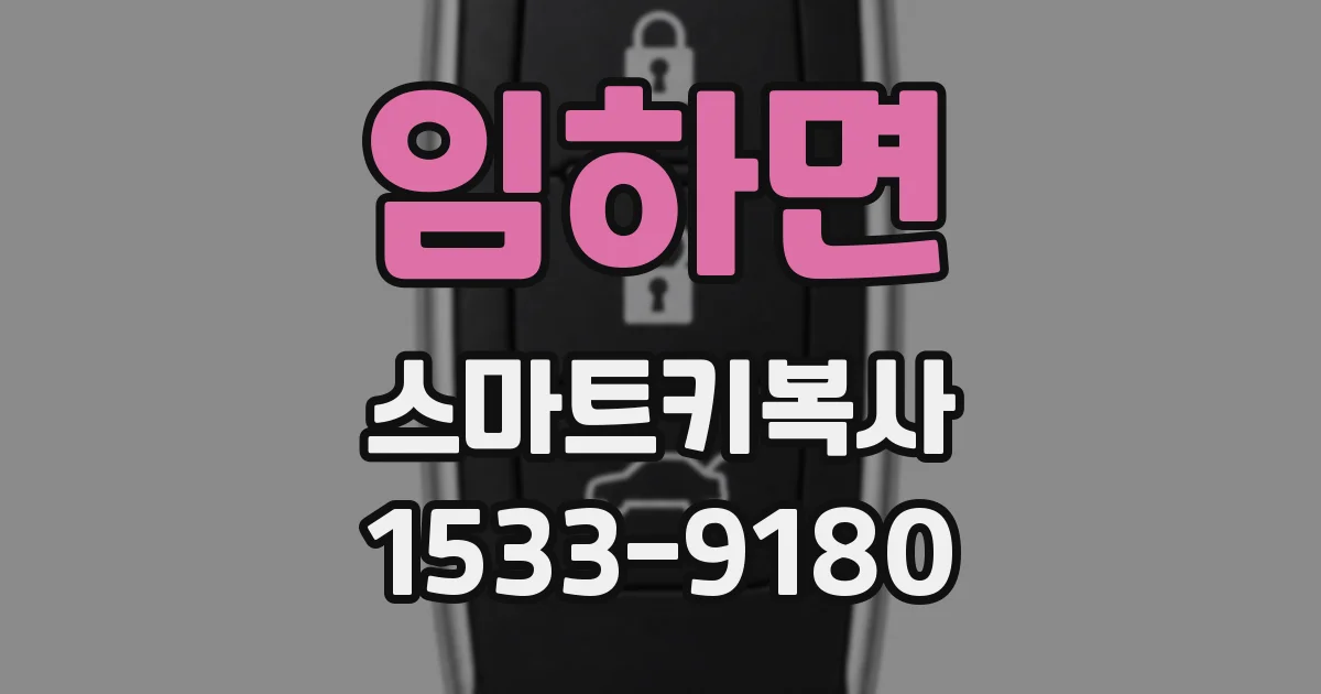 임하면 스마트키복사
