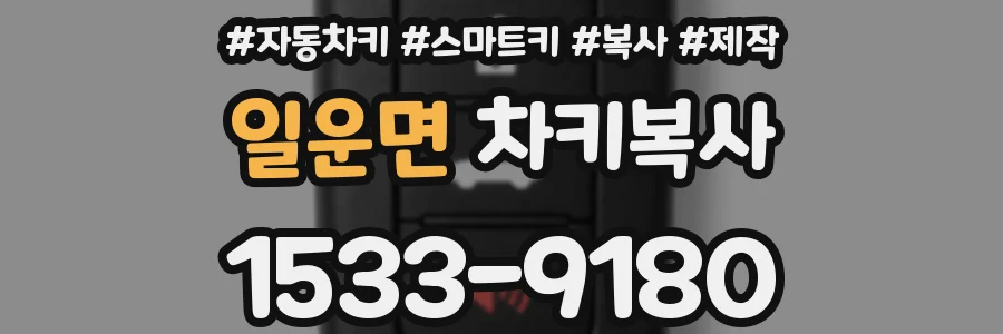 일운면 차키복사