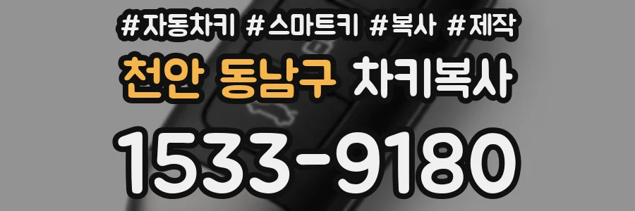 천안 동남구 차키복사