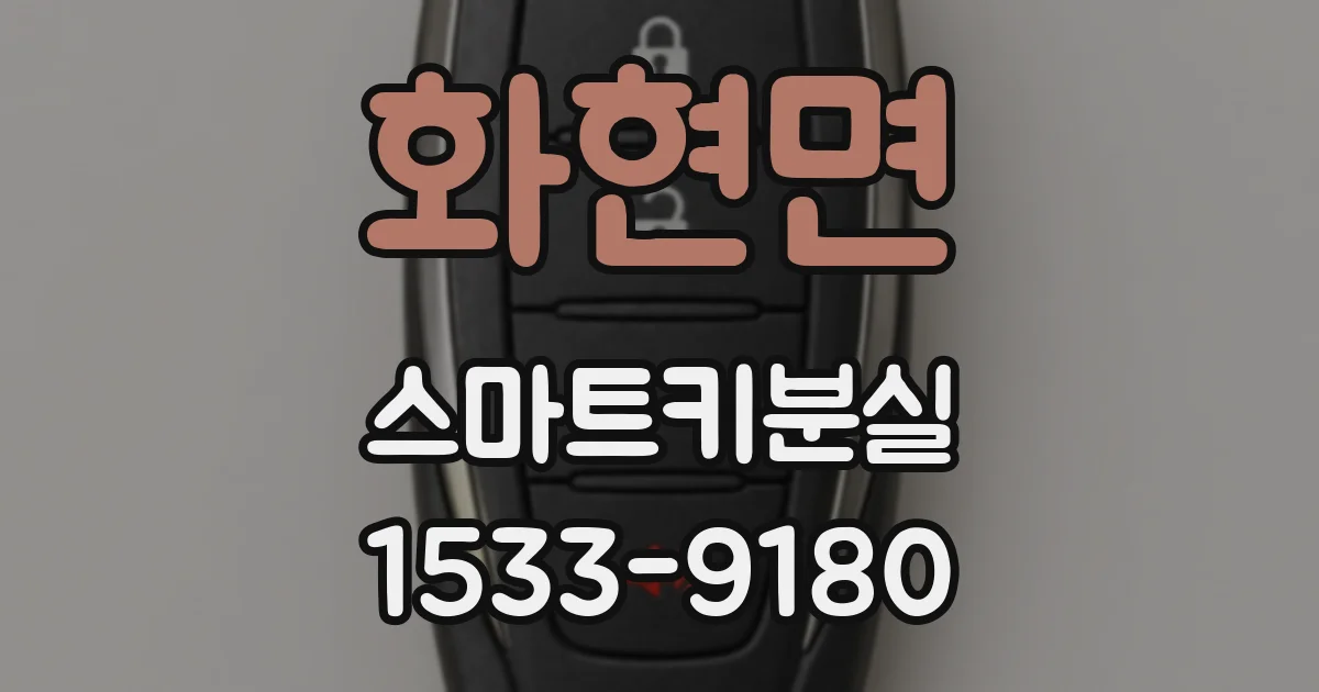 화현면 스마트키분실