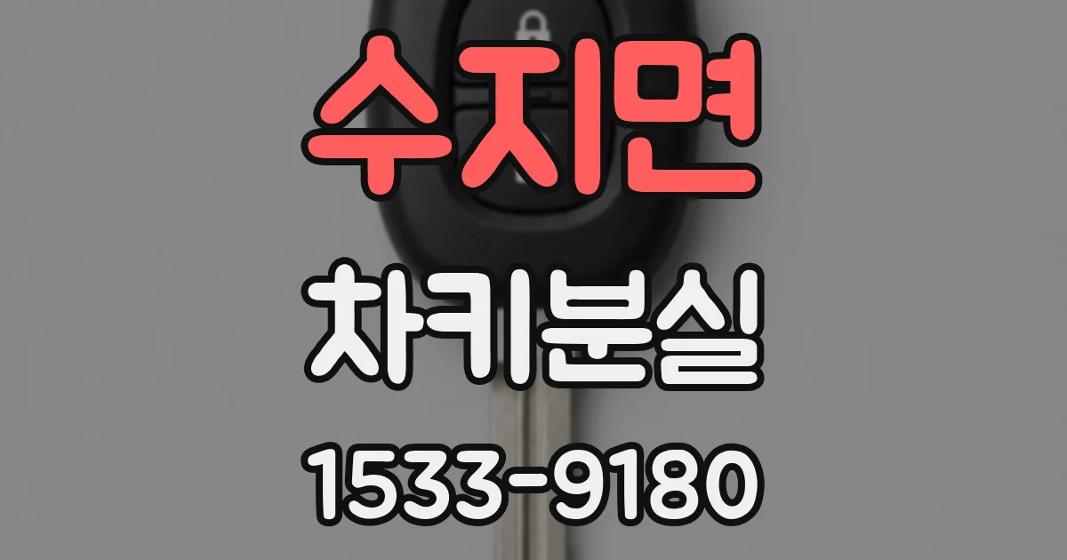 수지면 차키분실