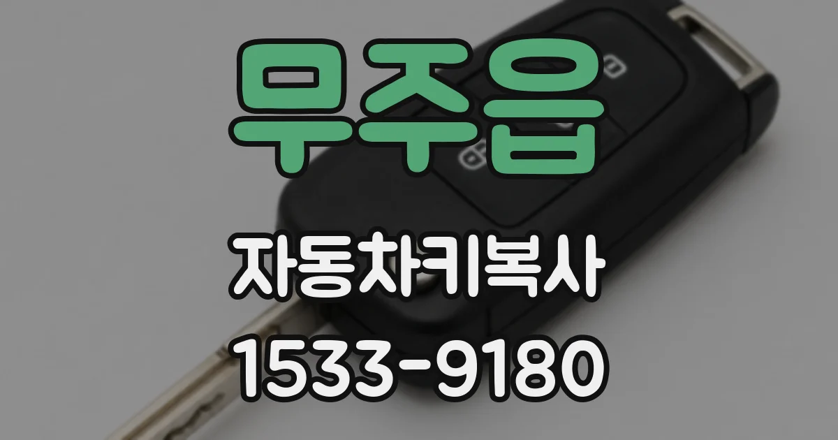 무주읍 자동차키복사