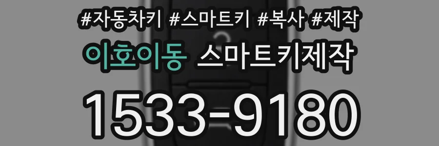 이호이동 스마트키제작
