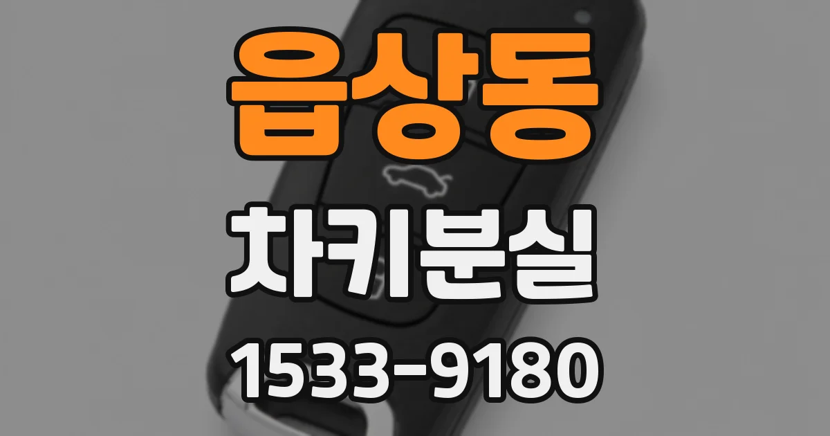 읍상동 차키분실