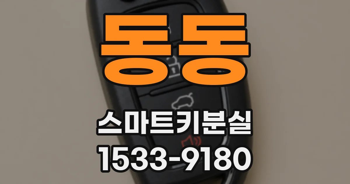 동동 스마트키분실