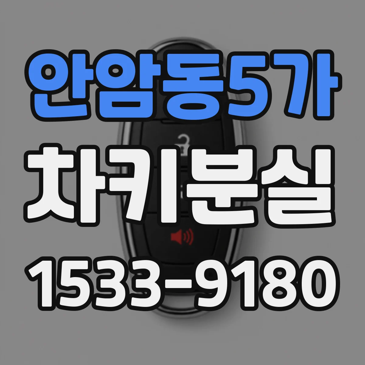 안암동5가 차키분실