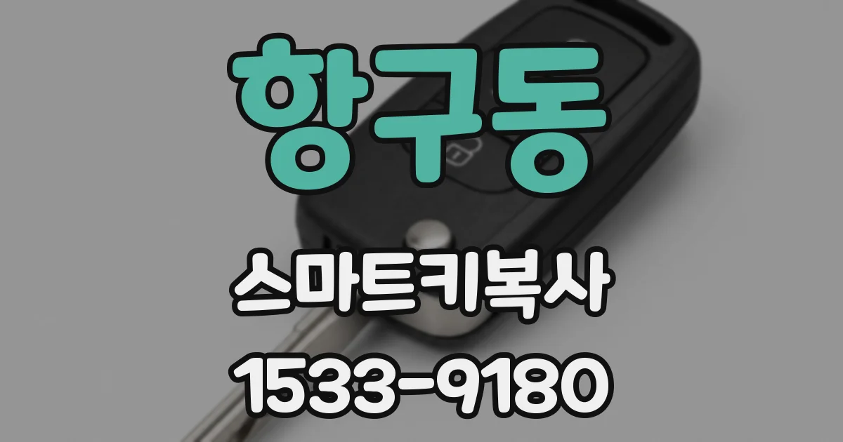 항구동 스마트키복사