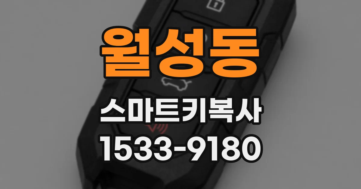 월성동 스마트키복사