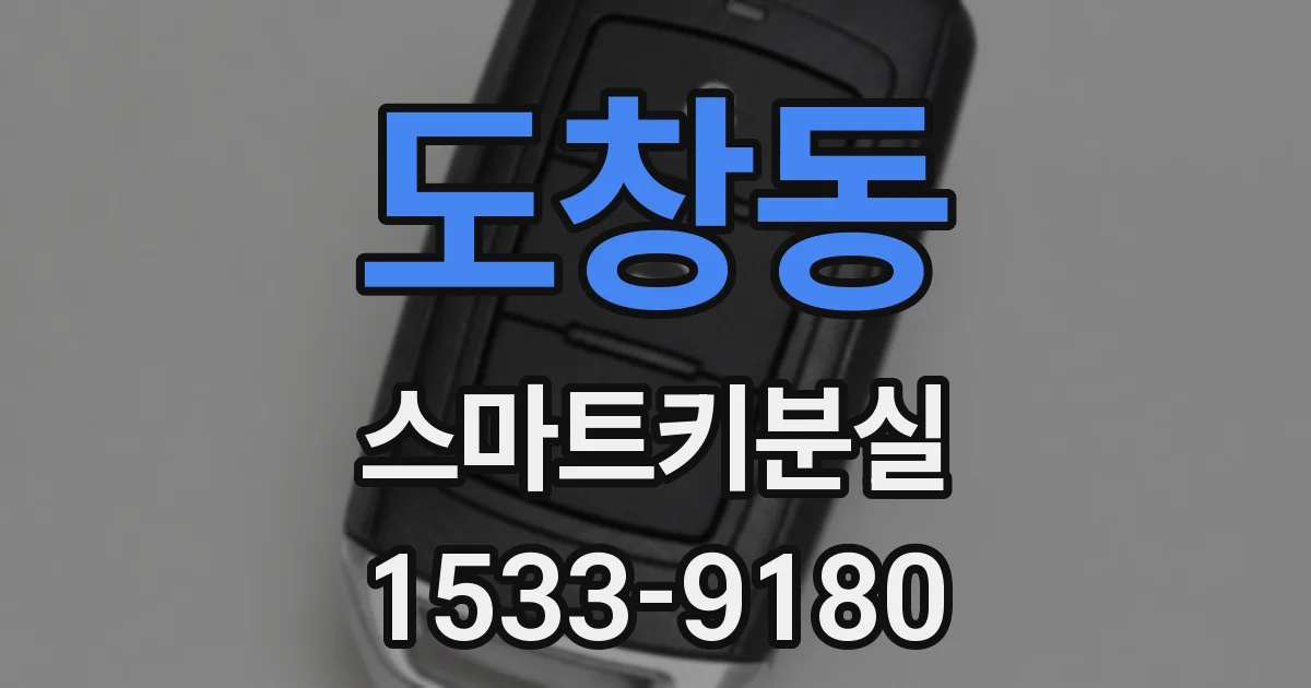 도창동 스마트키분실