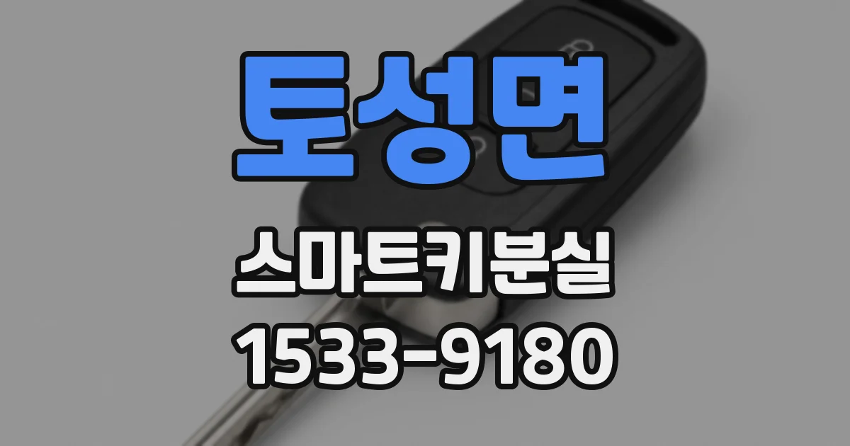 토성면 스마트키분실