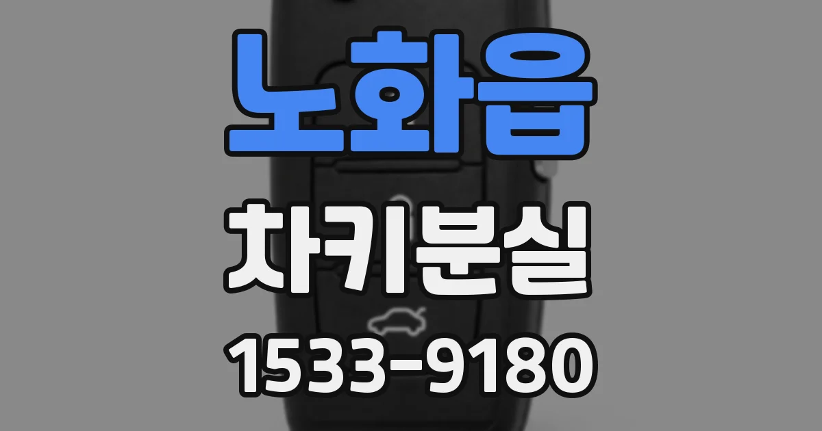 노화읍 차키분실