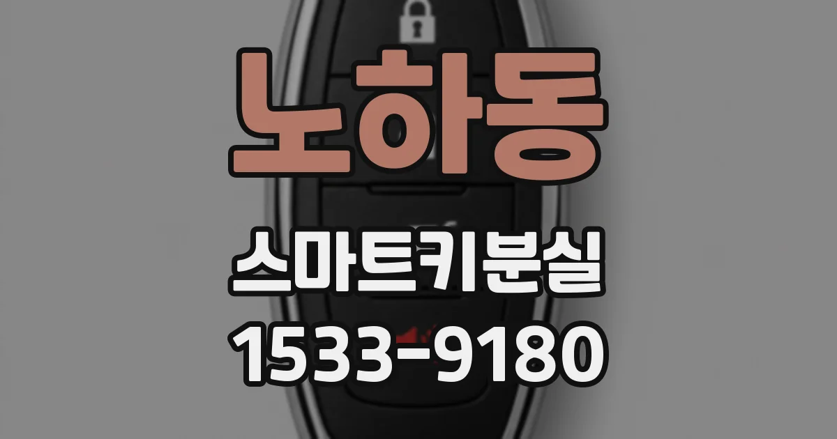 노하동 스마트키분실