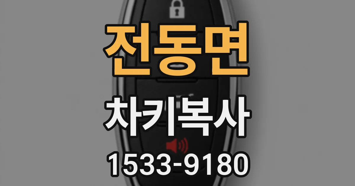 전동면 차키복사