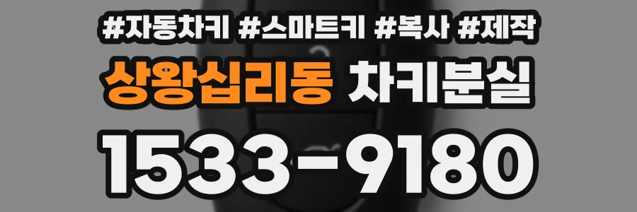 상왕십리동 차키분실