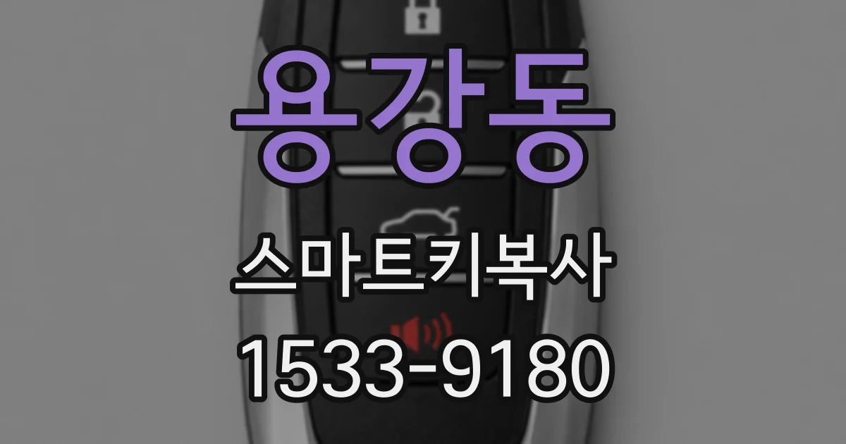 용강동 스마트키복사