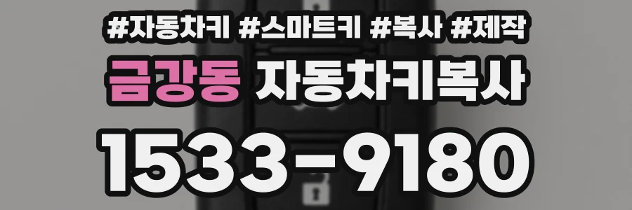 금강동 자동차키복사