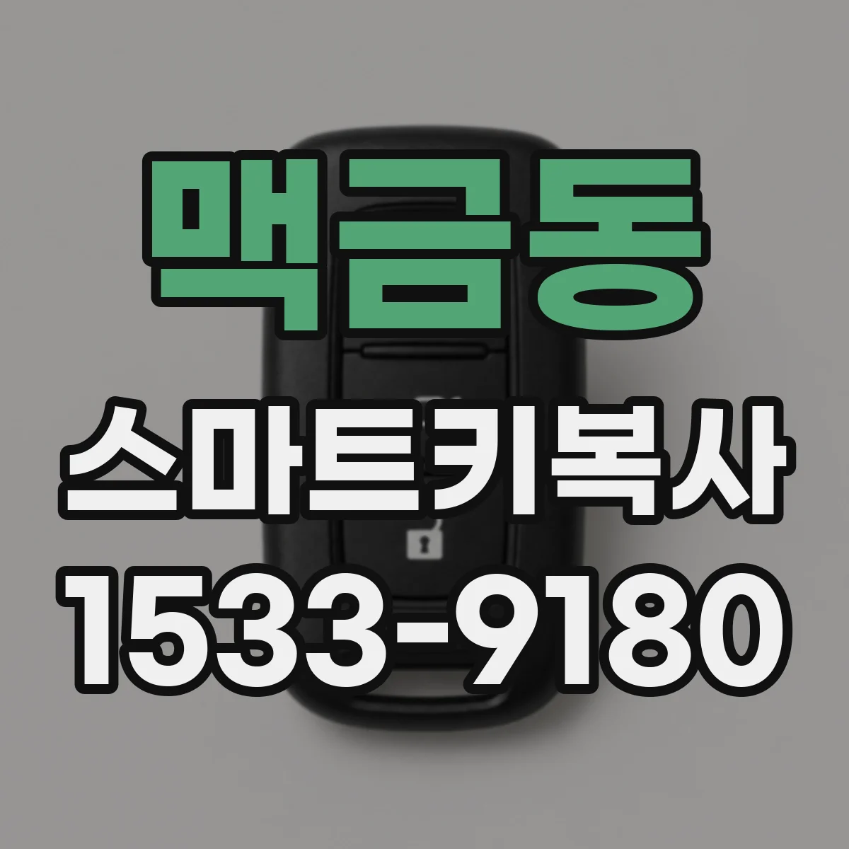 맥금동 스마트키복사