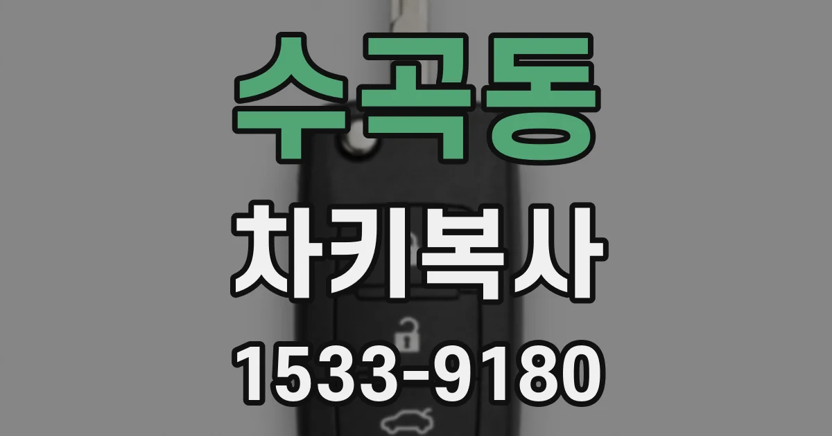 수곡동 차키복사