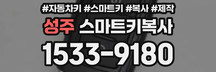 성주 스마트키복사