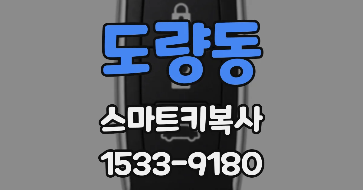 도량동 스마트키복사