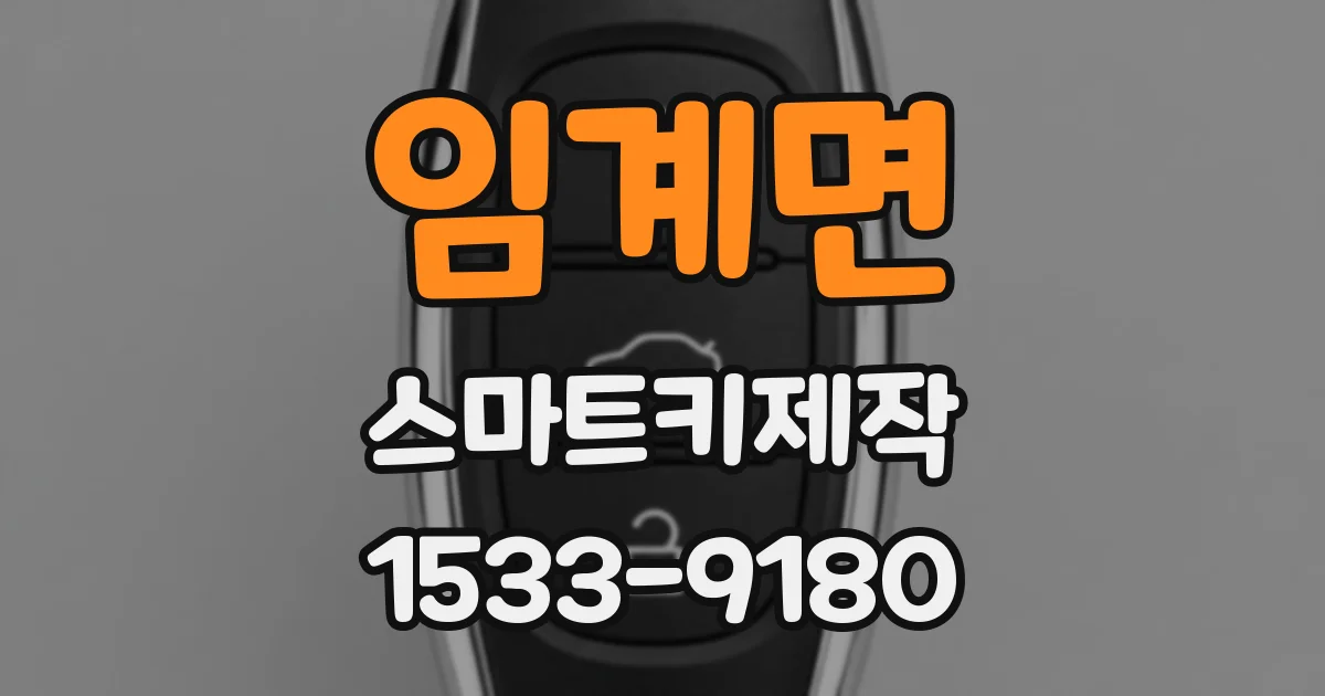 임계면 스마트키제작