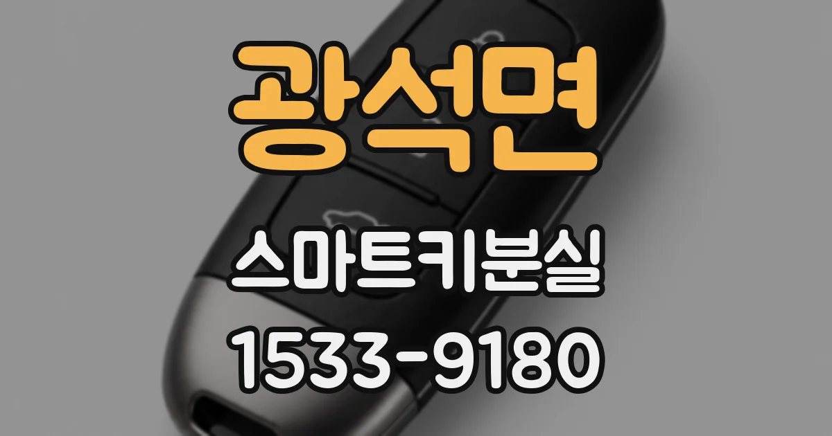 광석면 스마트키분실
