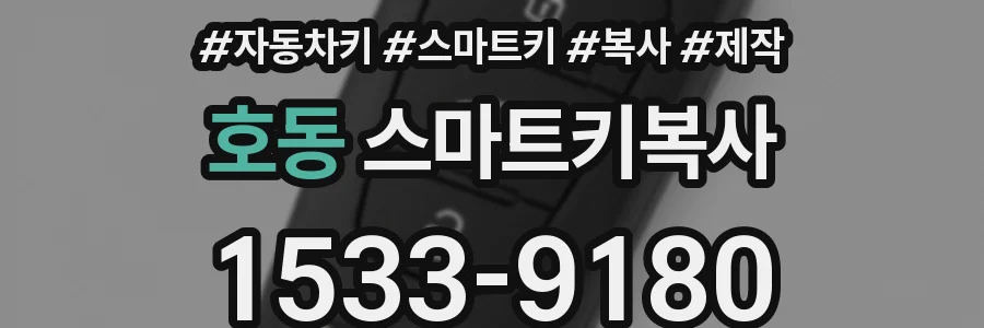 호동 스마트키복사