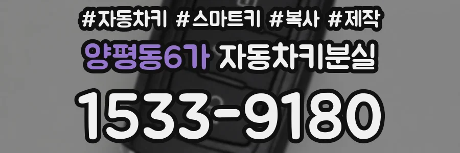 양평동6가 자동차키분실