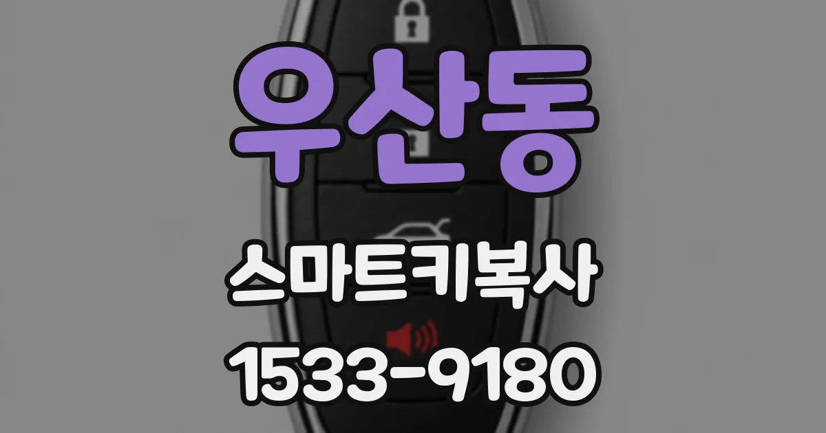 우산동 스마트키복사