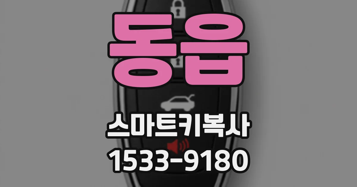 동읍 스마트키복사