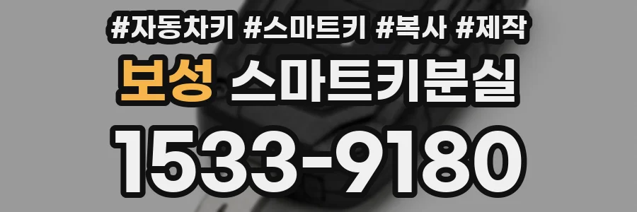 보성 스마트키분실
