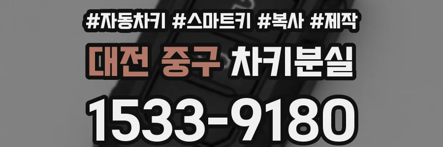 대전 중구 차키분실