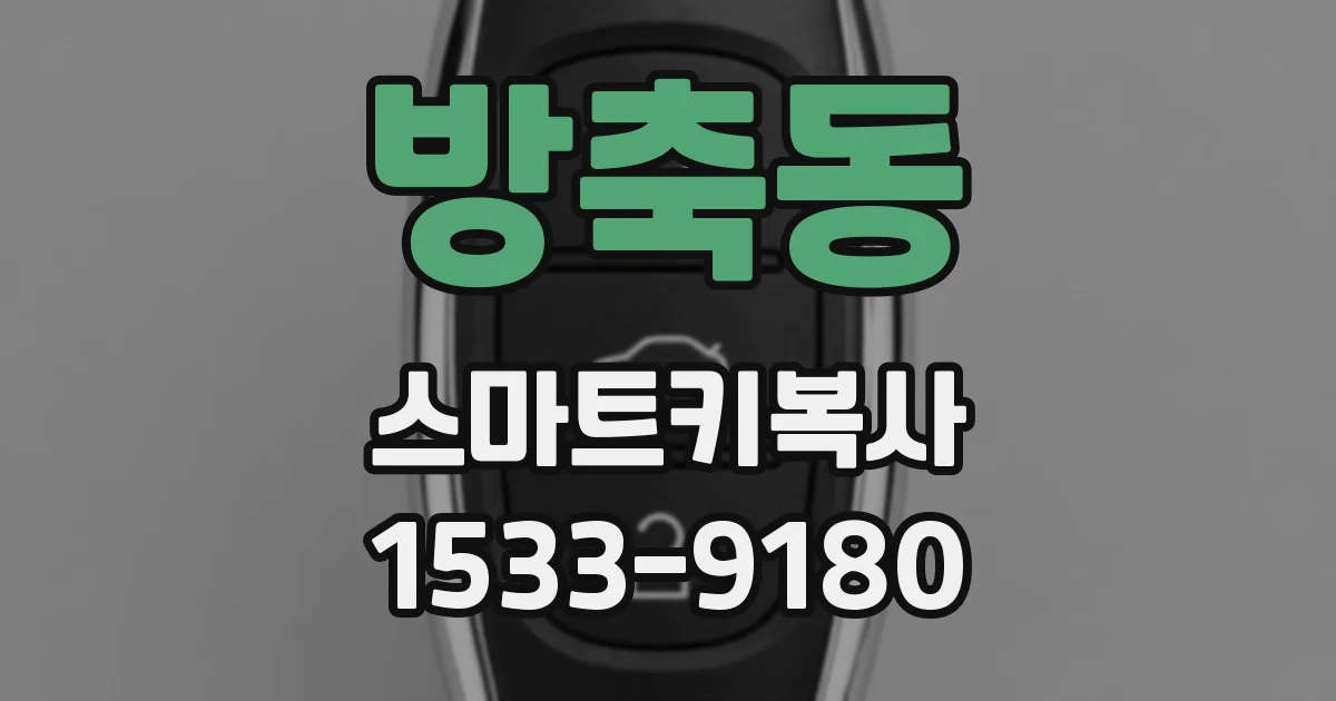 방축동 스마트키복사