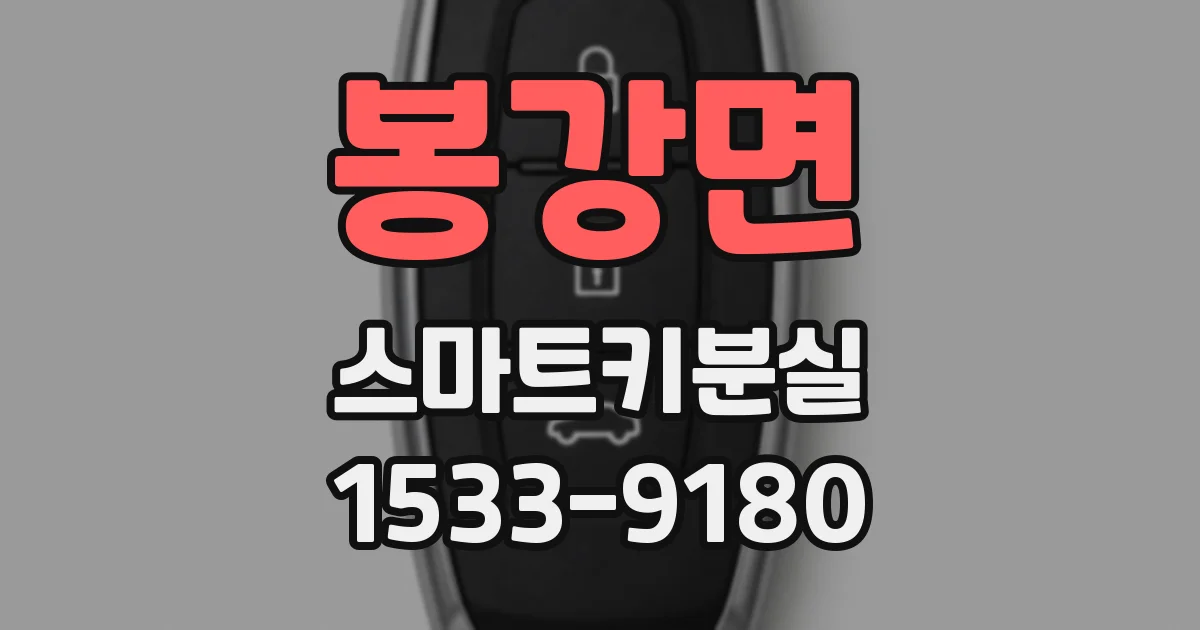봉강면 스마트키분실
