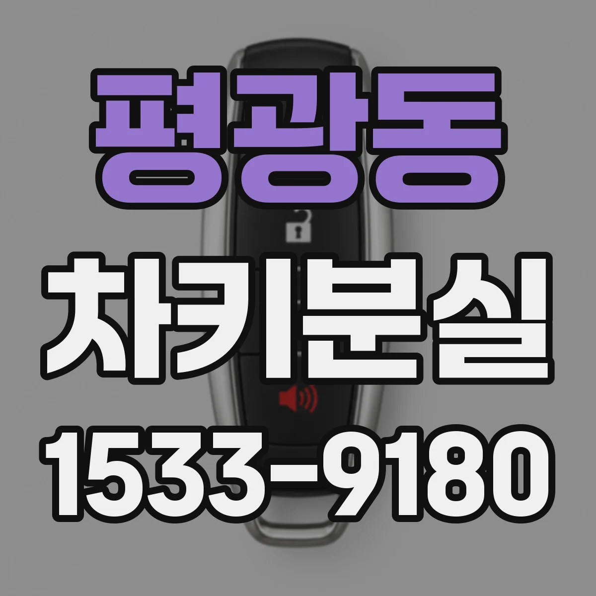 평광동 차키분실