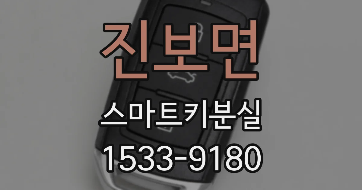 진보면 스마트키분실