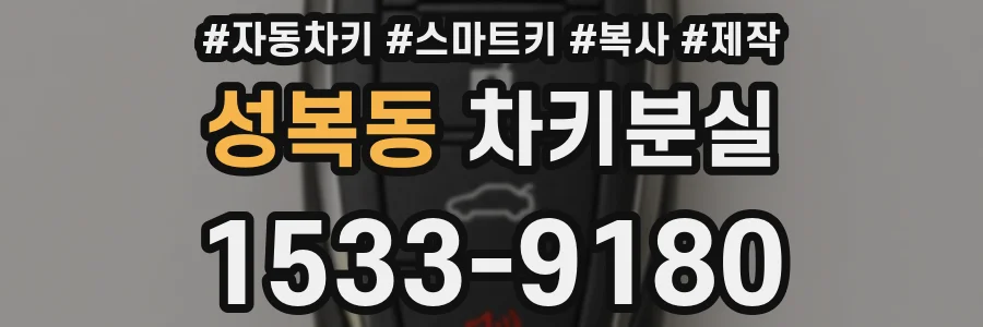 성복동 차키분실