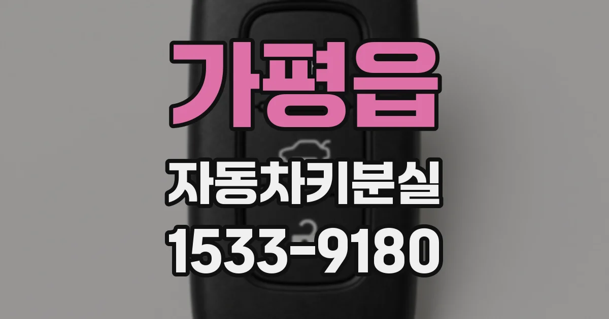 가평읍 자동차키분실